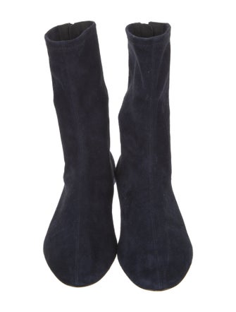 Khaite Suede Sock Boots