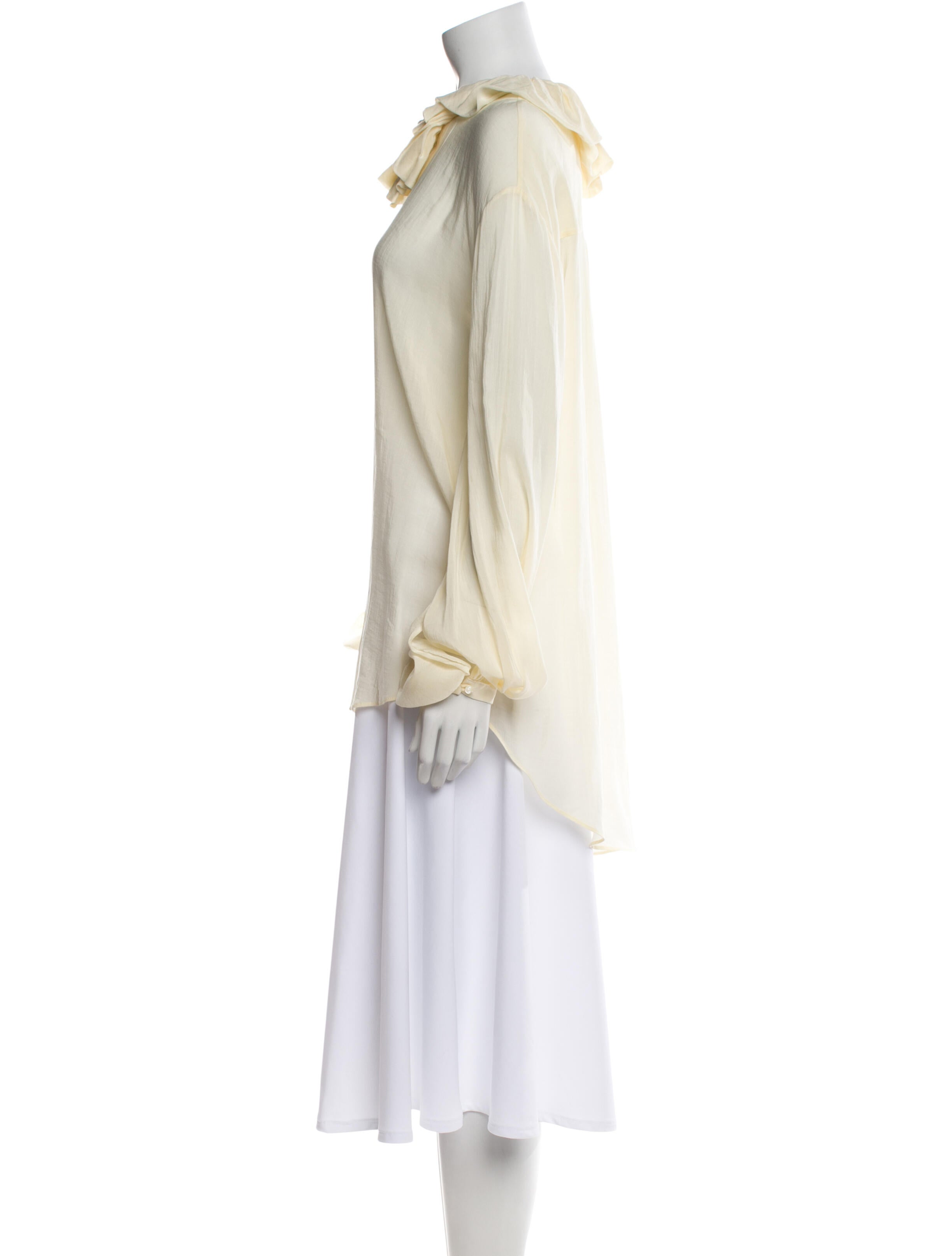 Khaite Mock Neck Long Sleeve Tunic