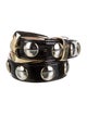 Khaite Patent Leather Studded Accents Belt