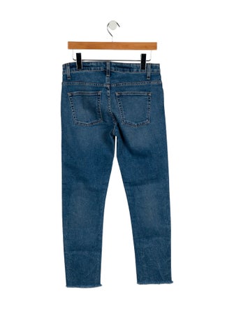 Khaite Mid-Rise Skinny Leg Jeans