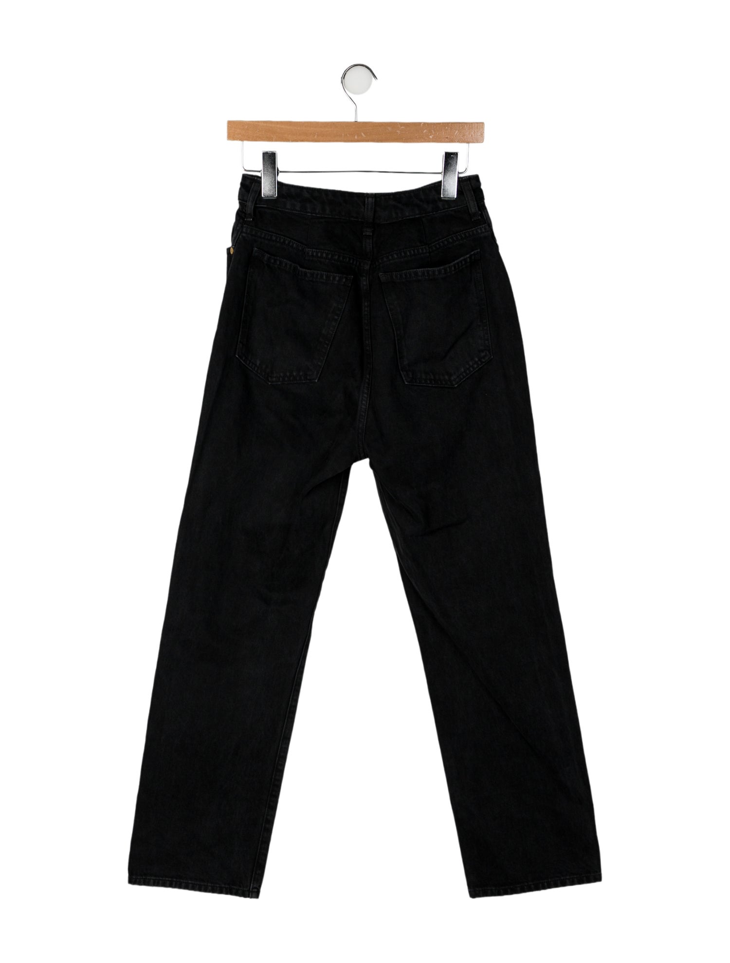 Khaite High-Rise Straight Leg Jeans