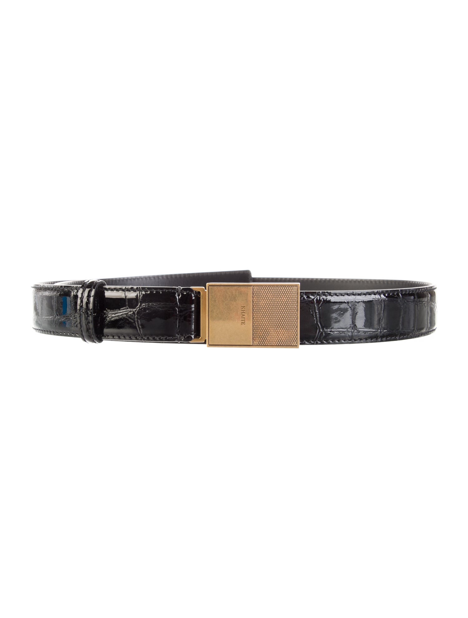 Khaite Embossed Leather Waist Belt