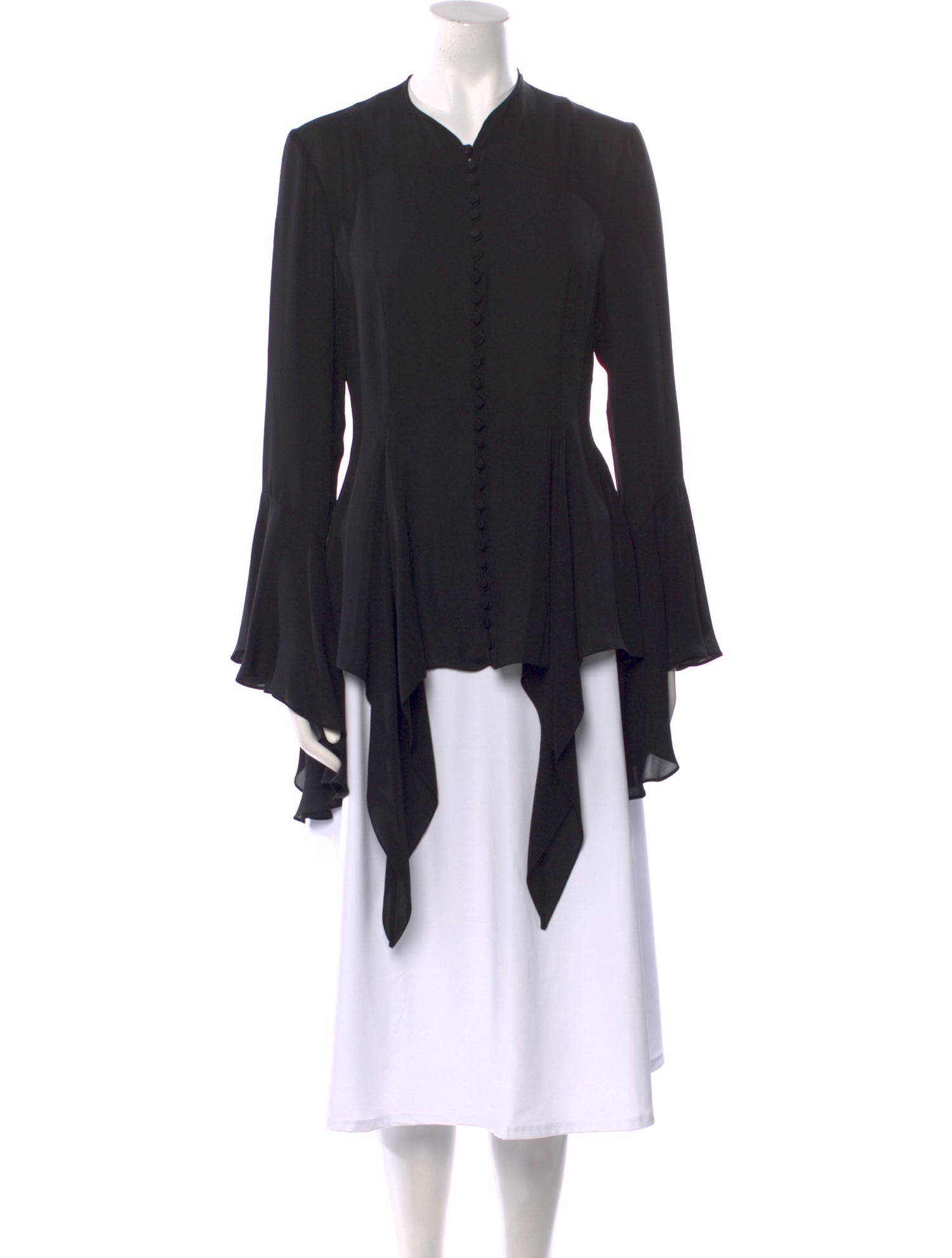 Khaite Silk V-Neck Top