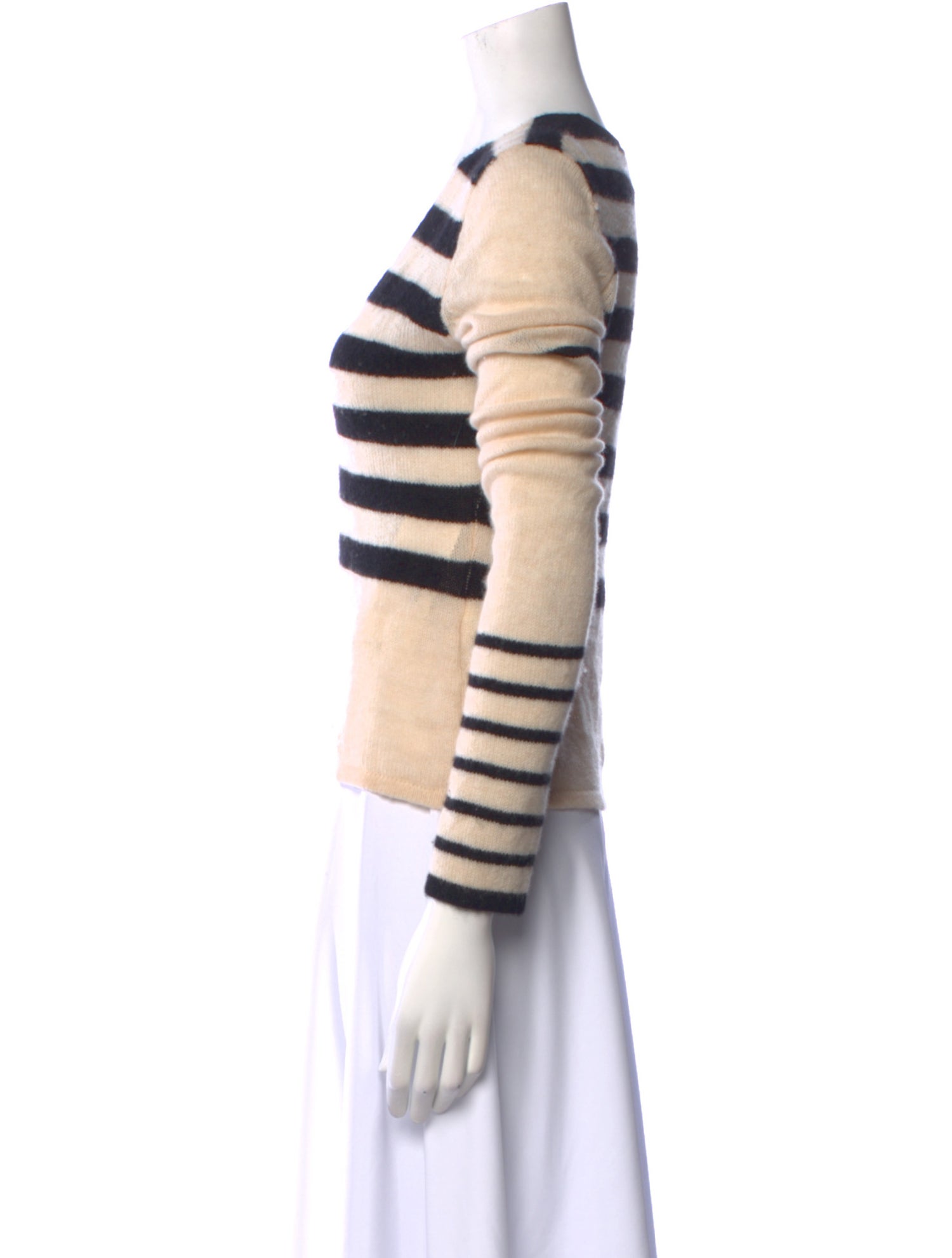 Khaite Cashmere Striped Sweater