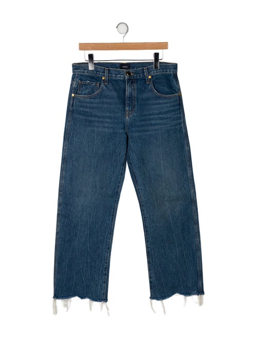 Khaite High-Rise Wide Leg Jeans