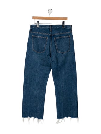 Khaite High-Rise Wide Leg Jeans