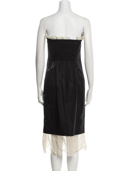 Khaite Strapless Midi Length Dress