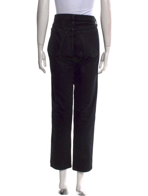 Khaite Mid-Rise Straight Leg Jeans