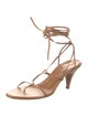 Khaite Leather Gladiator Sandals