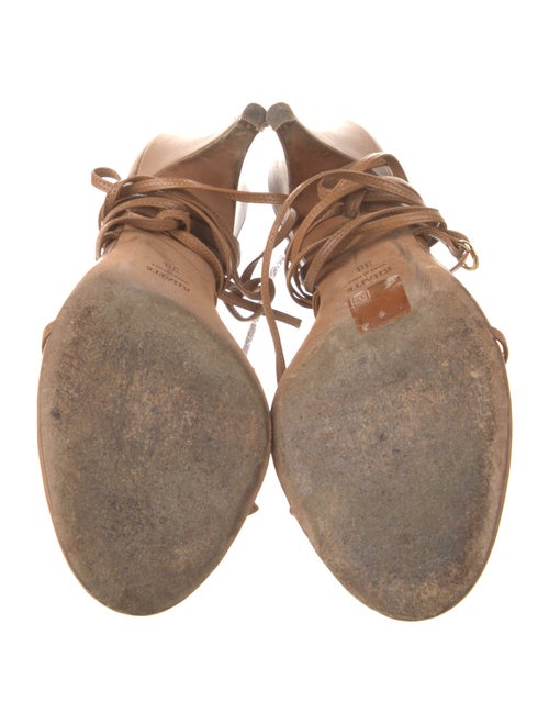 Khaite Leather Gladiator Sandals