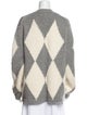 Khaite Cashmere Plaid Print Sweater