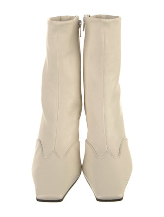 Khaite Leather Sock Boots