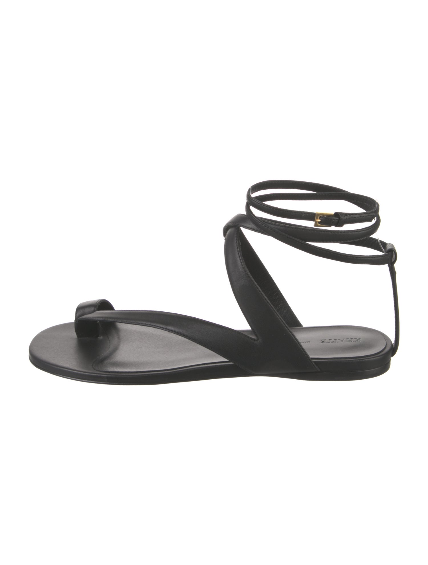 Khaite Leather Gladiator Sandals