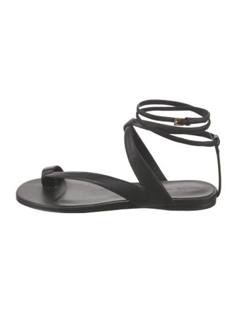 Khaite Leather Gladiator Sandals