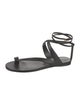 Khaite Leather Gladiator Sandals