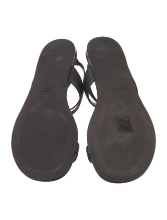 Khaite Leather Gladiator Sandals