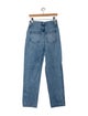 Khaite High-Rise Straight Leg Jeans
