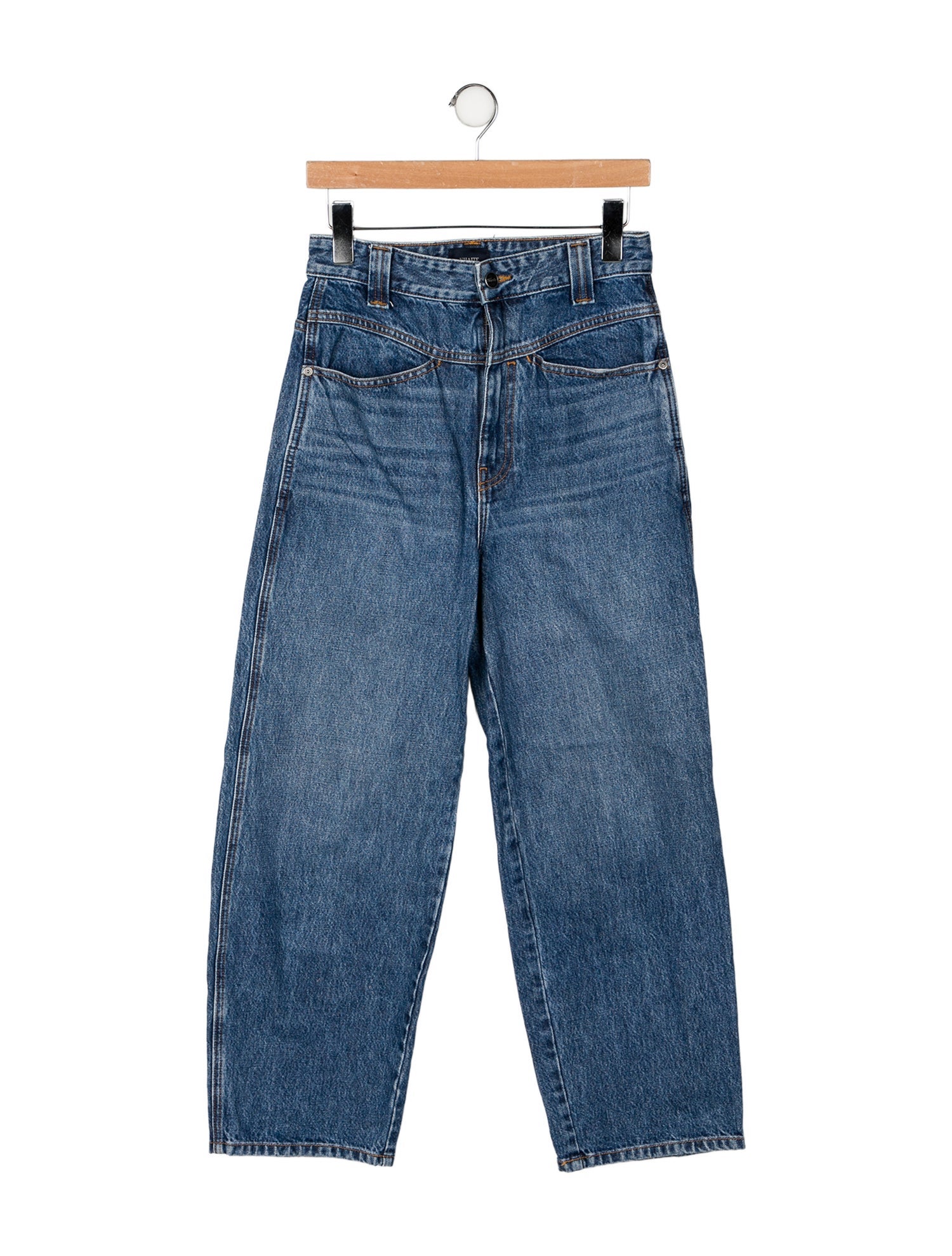 Khaite High-Rise Wide Leg Jeans