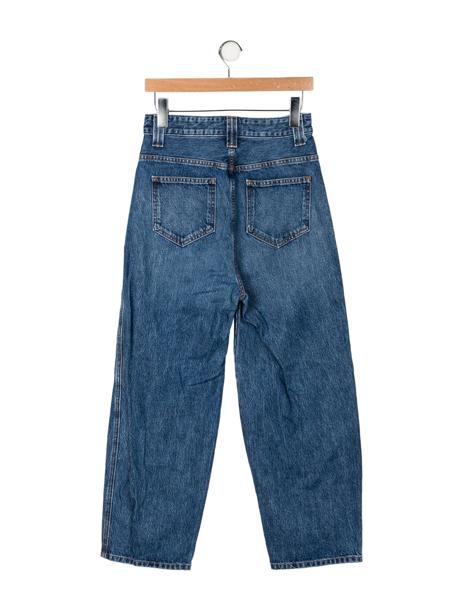 Khaite High-Rise Wide Leg Jeans