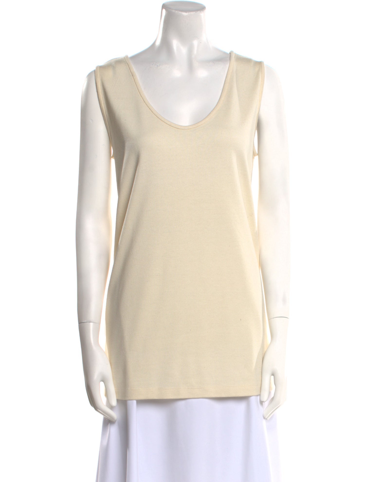 Khaite Silk Scoop Neck Top