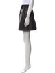 Khaite Leather Mini Skirt