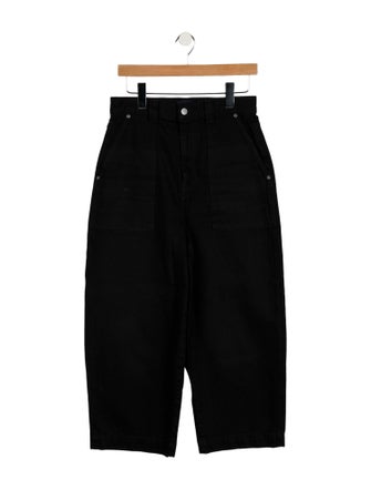 Khaite High-Rise Wide Leg Jeans