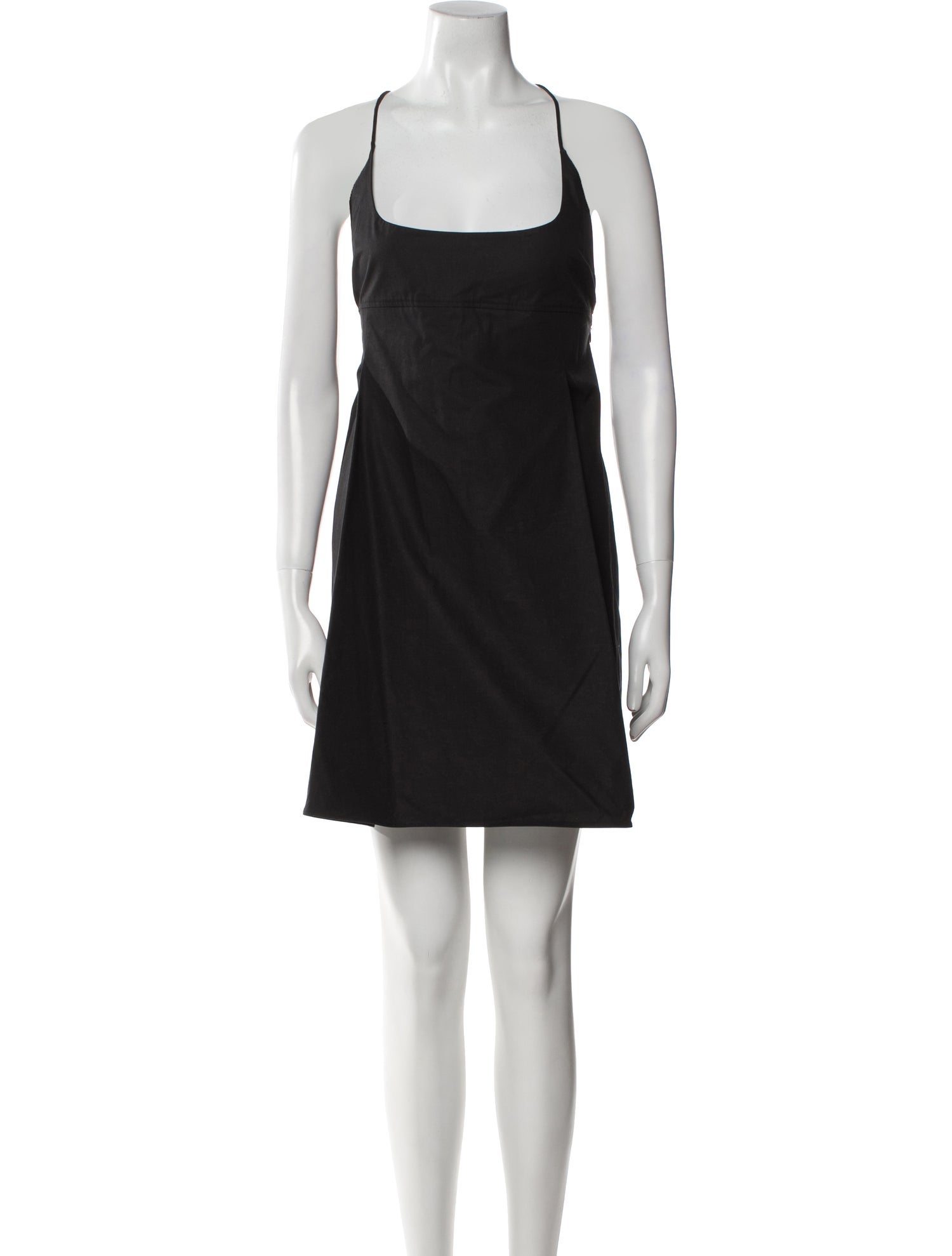 Khaite Square Neckline Knee-Length Dress