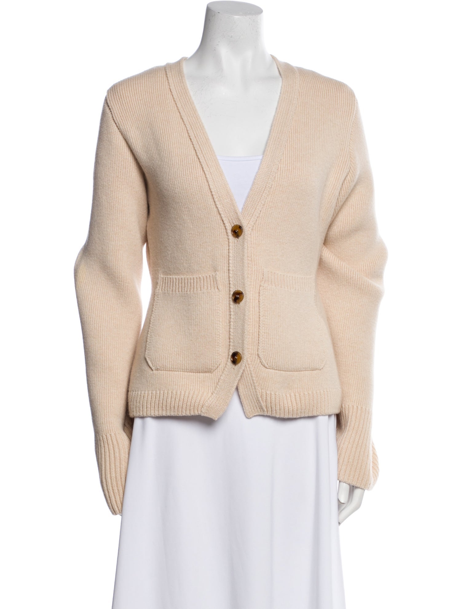 Khaite Cashmere V-Neck Sweater