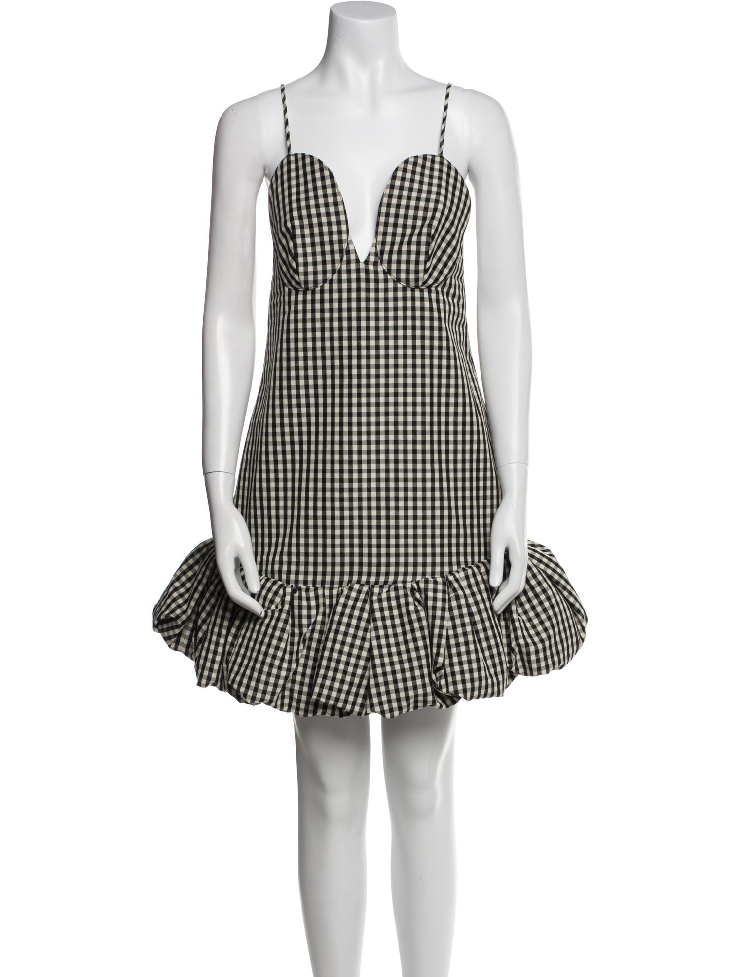 Khaite Plaid Print Mini Dress w/ Tags