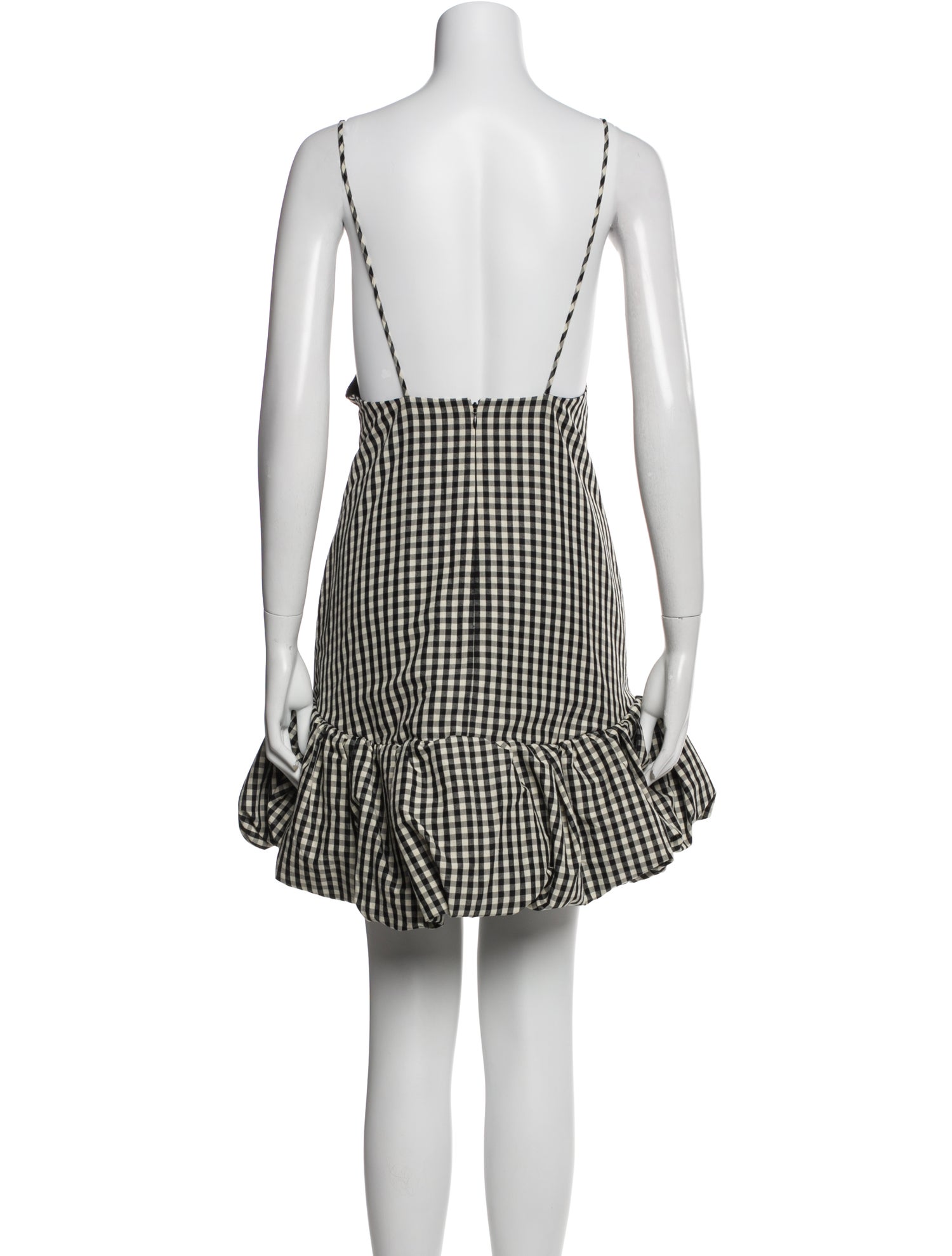 Khaite Plaid Print Mini Dress w/ Tags