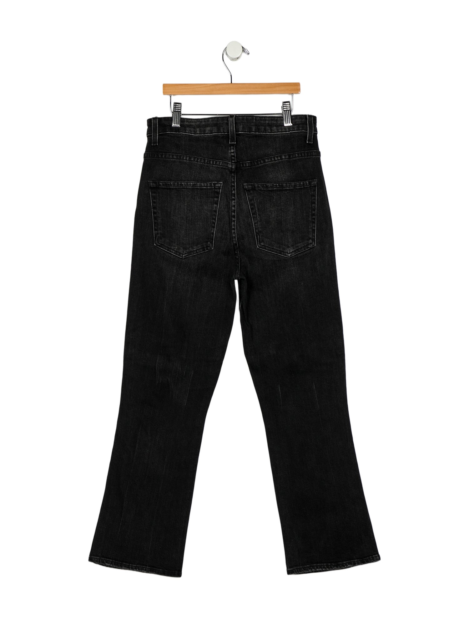 Khaite High-Rise Straight Leg Jeans
