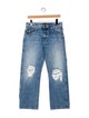 Khaite Mid-Rise Wide Leg Jeans