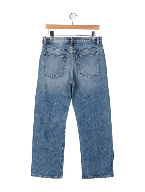 Khaite Mid-Rise Wide Leg Jeans