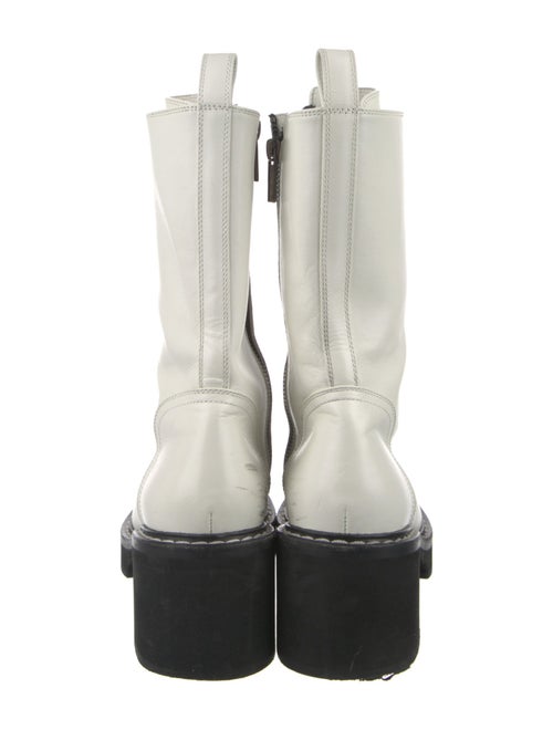 Khaite Leather Combat Boots