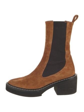 Khaite Suede Chelsea Boots