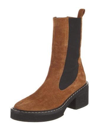 Khaite Suede Chelsea Boots