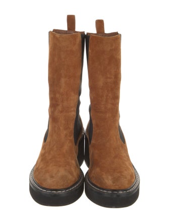 Khaite Suede Chelsea Boots