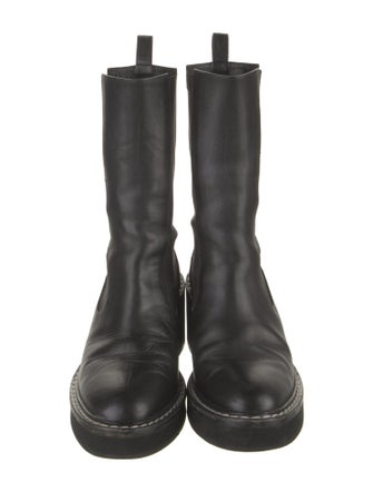 Khaite Leather Chelsea Boots