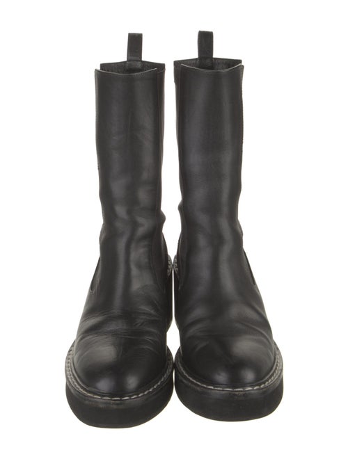 Khaite Leather Chelsea Boots