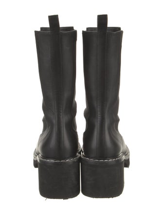 Khaite Leather Chelsea Boots