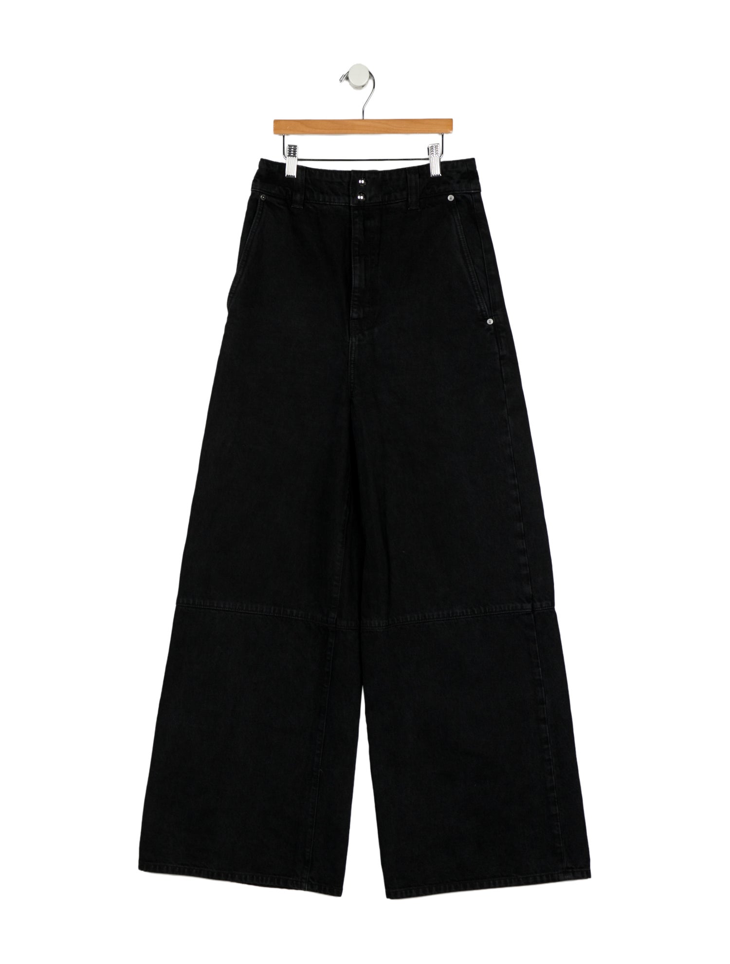 Khaite High-Rise Wide Leg Jeans