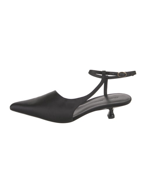 Khaite Satin Slingback Pumps