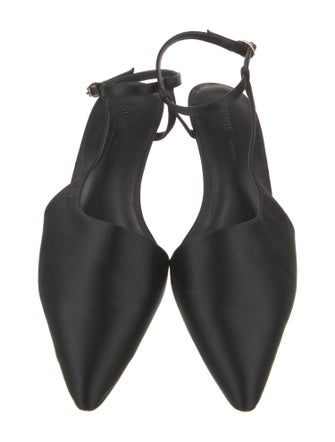 Khaite Satin Slingback Pumps