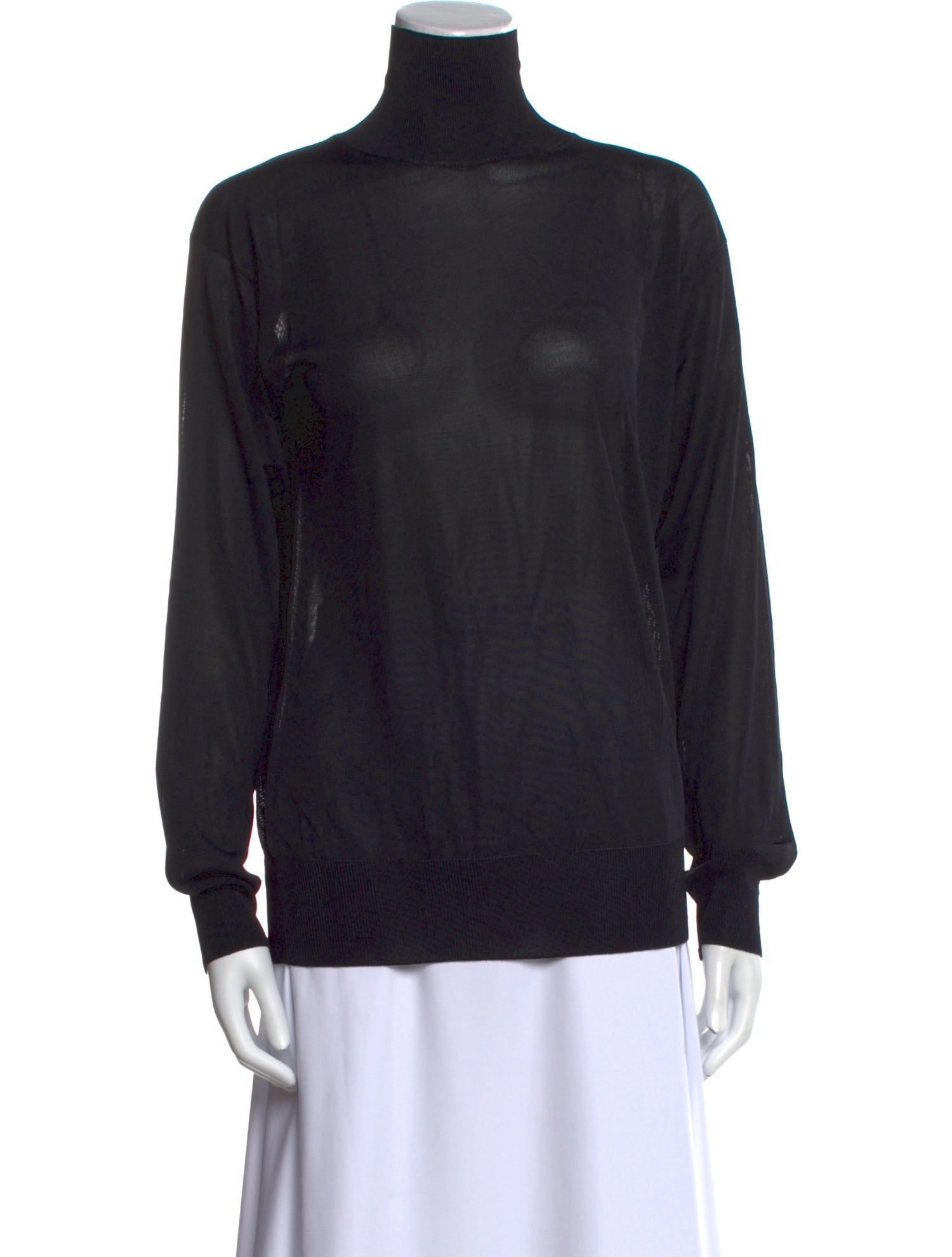 Khaite Turtleneck Long Sleeve Sweatshirt