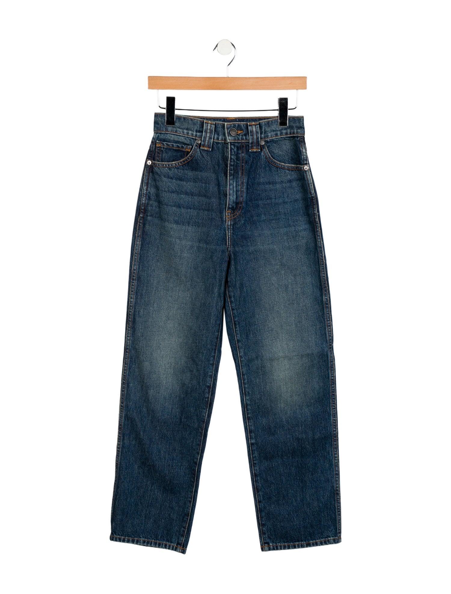 Khaite Shalbi Straight Leg Jeans