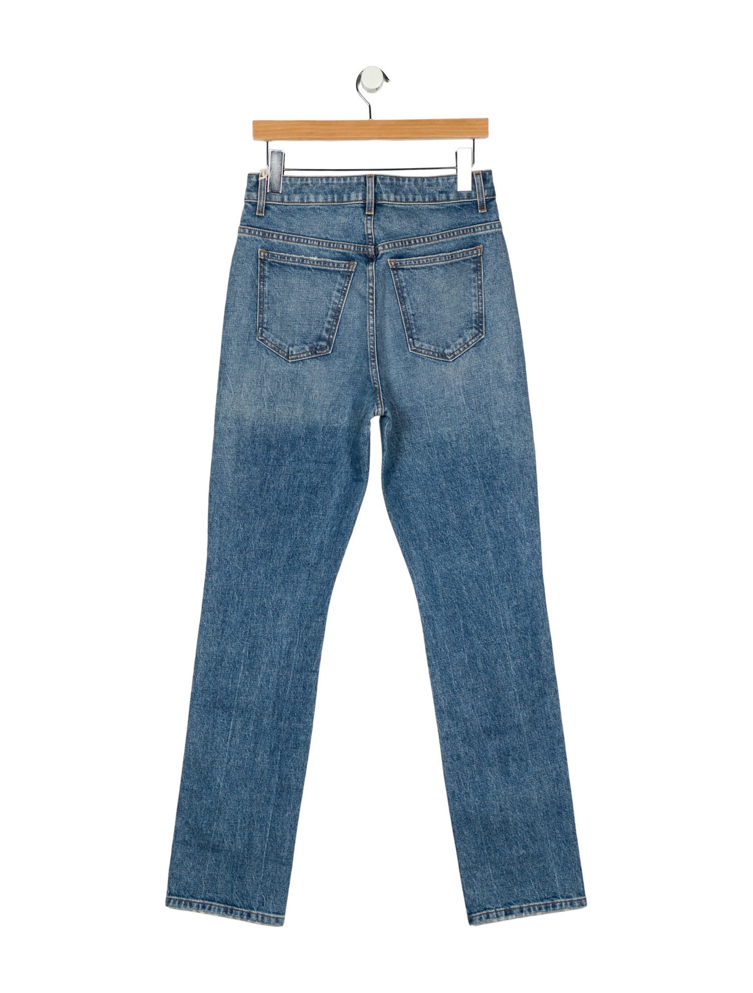 Khaite High-Rise Straight Leg Jeans w/ Tags