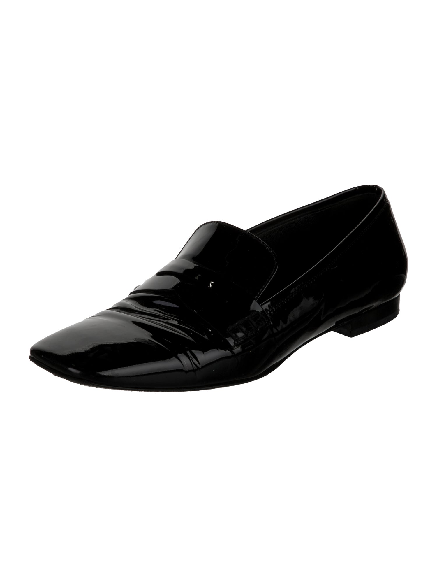 Khaite Patent Leather Loafers