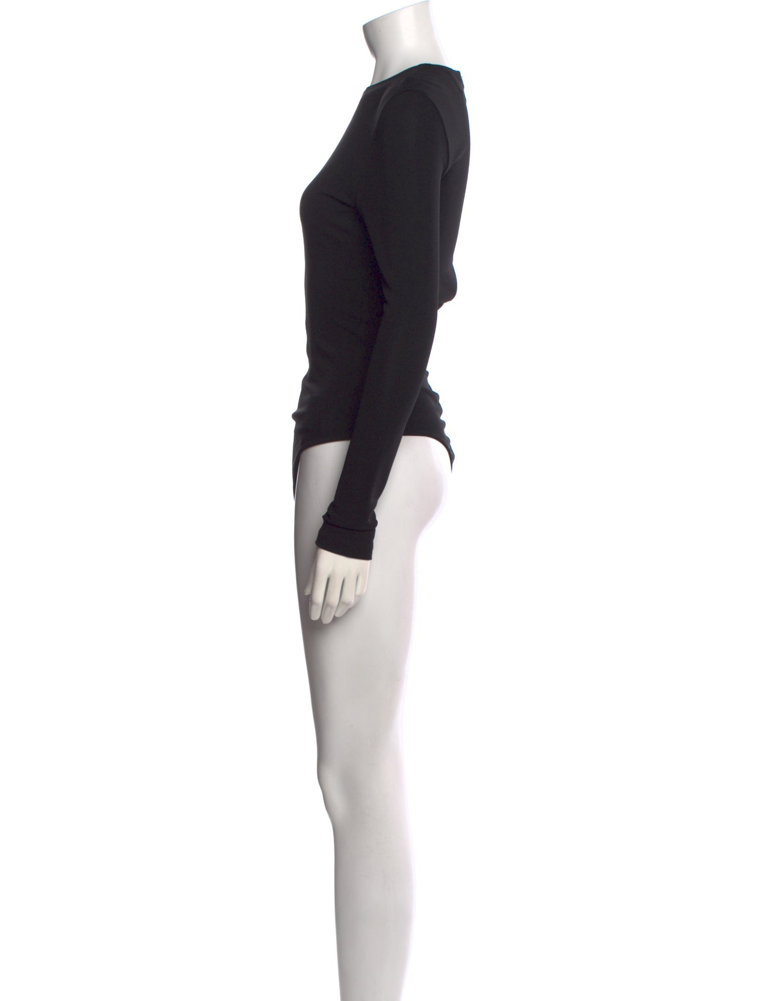 Khaite Crew Neck Long Sleeve Bodysuit