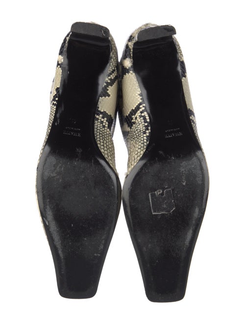 Khaite Leather Animal Print Boots