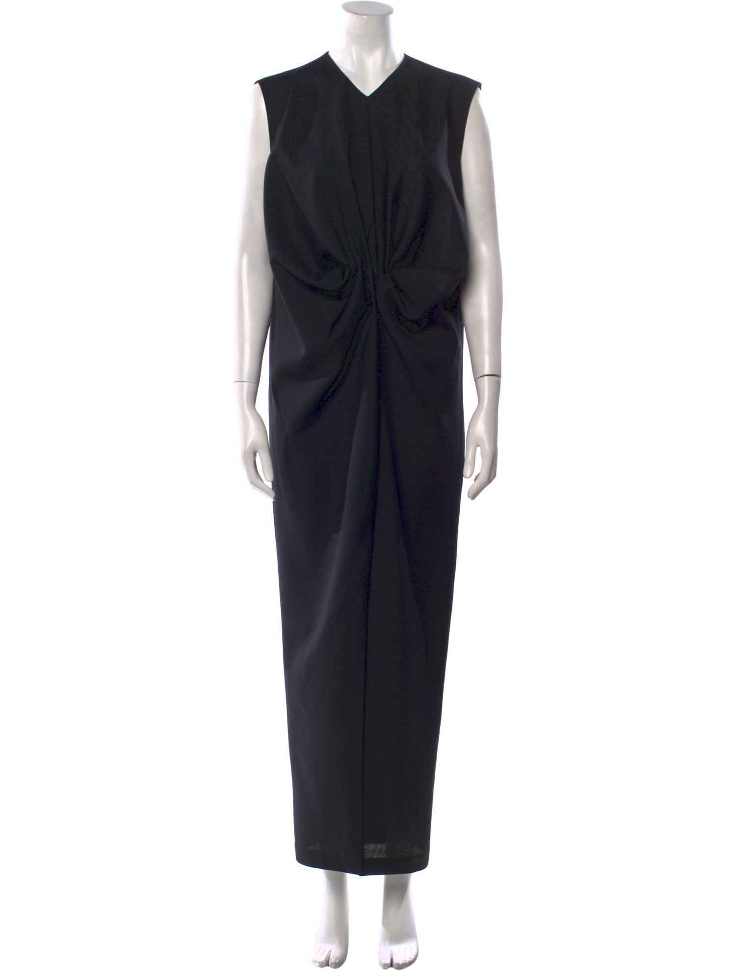 Khaite Virgin Wool Midi Length Dress